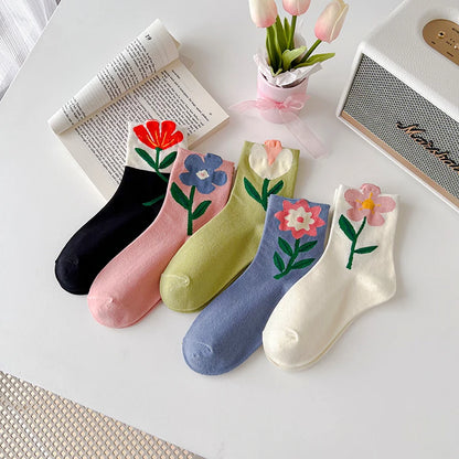 Catalina Spring Flower Socks