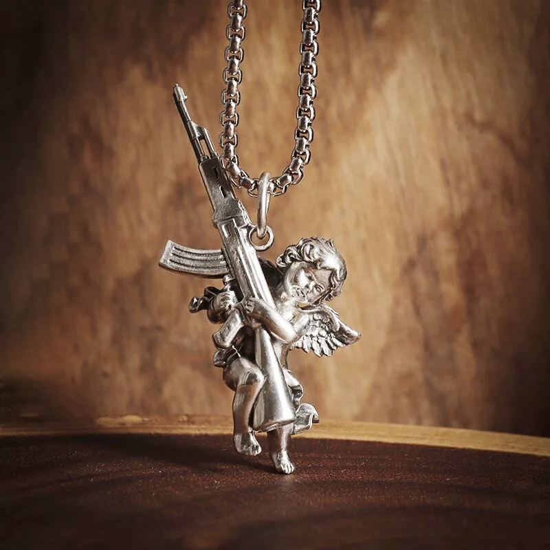 Cupid Steampunk order Necklace OOAK