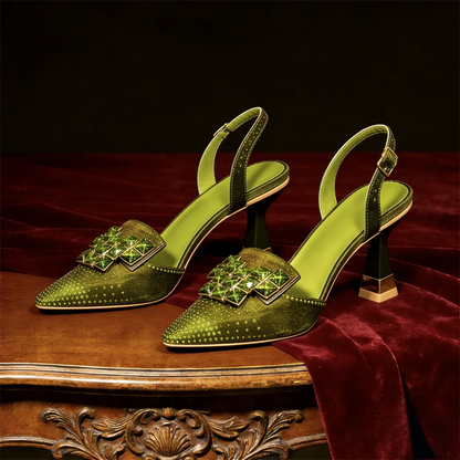 Claudia Gem Kitten Heels