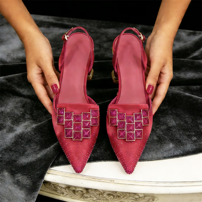 Claudia Gem Kitten Heels