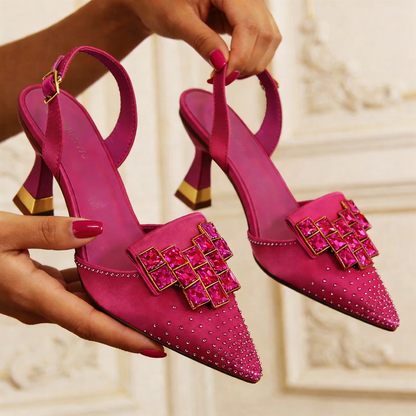 Claudia Gem Kitten Heels