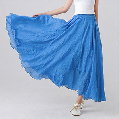 Debbie Linen Maxi Skirt