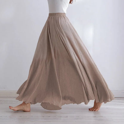 Debbie Linen Maxi Skirt