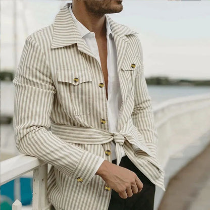 Carlson Striped Casual Blazer