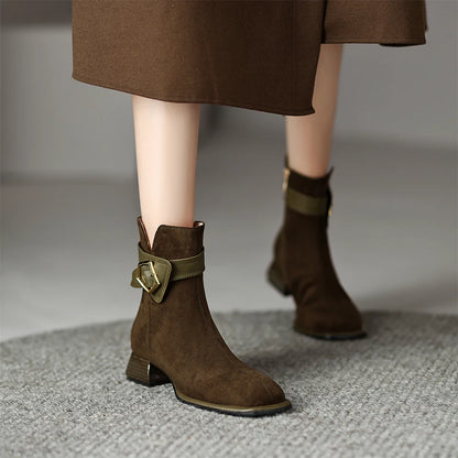 Karma Pentagon Buckle Boot