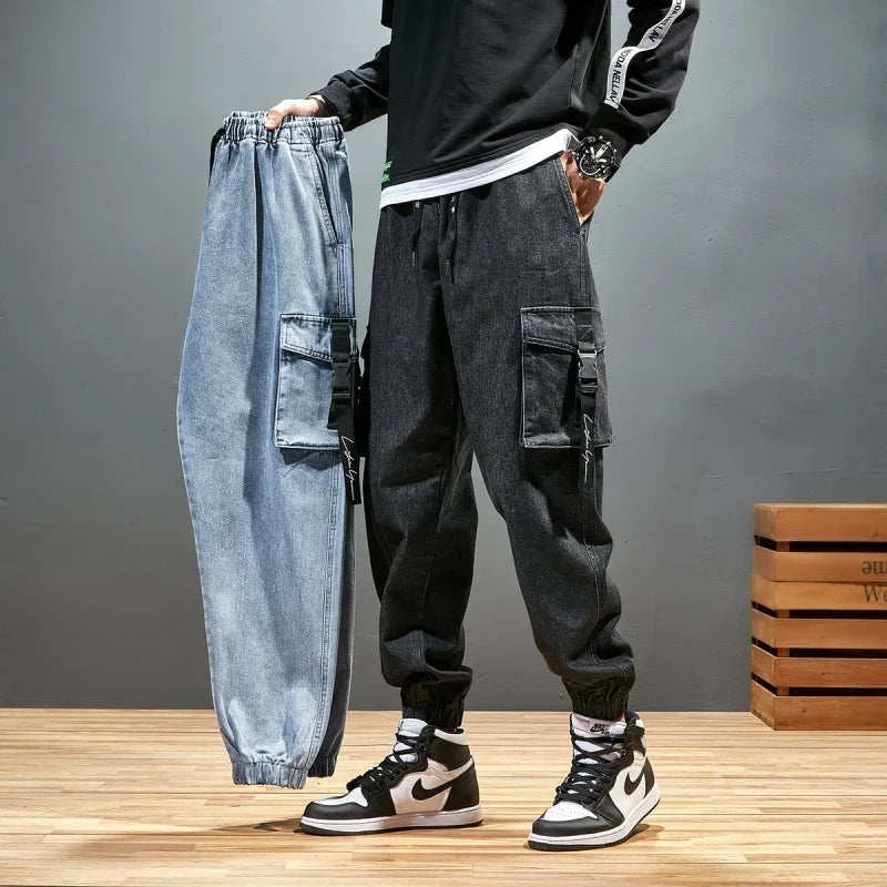 Pacston Retro Cargo Denims