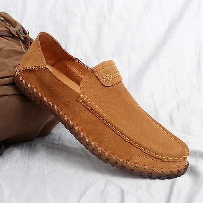 Nova Suede Leather Loafers