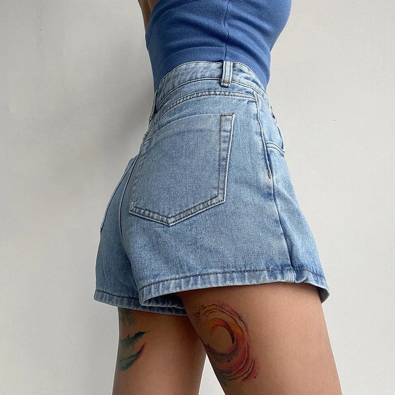 Mileena Retro Denim Skirt