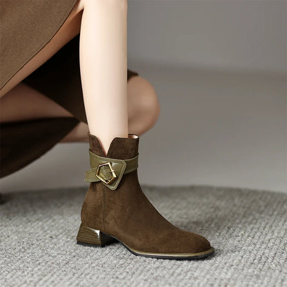 Karma Pentagon Buckle Boot