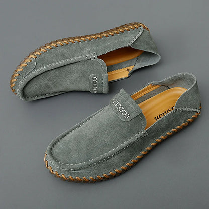 Nova Suede Leather Loafers