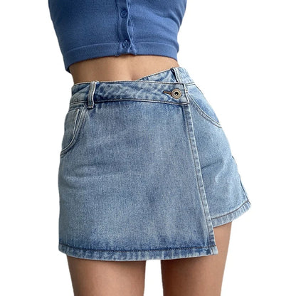 Mileena Retro Denim Skirt