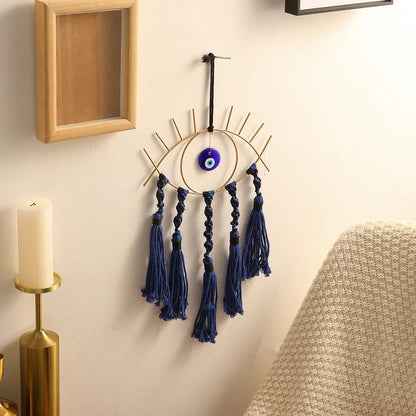 Evil Eye Macrame Dream Catcher