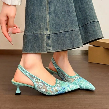 Millie May Floral Heels