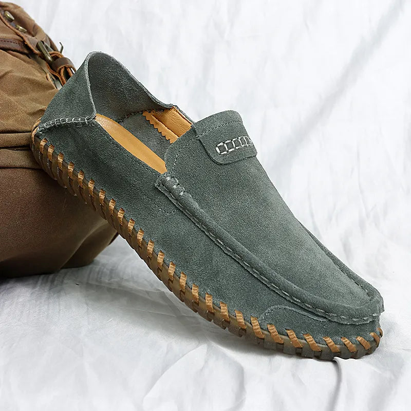 Nova Suede Leather Loafers