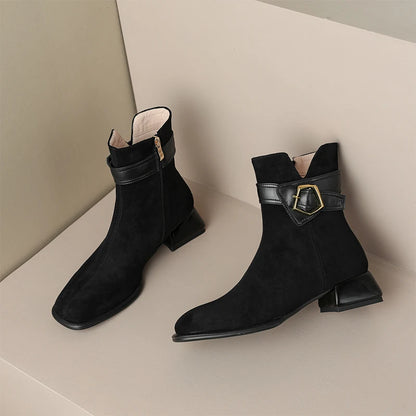 Karma Pentagon Buckle Boot