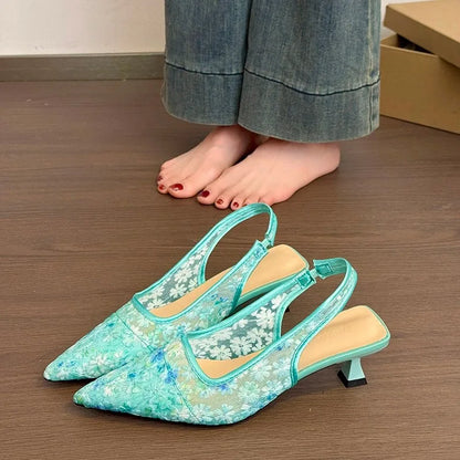 Millie May Floral Heels