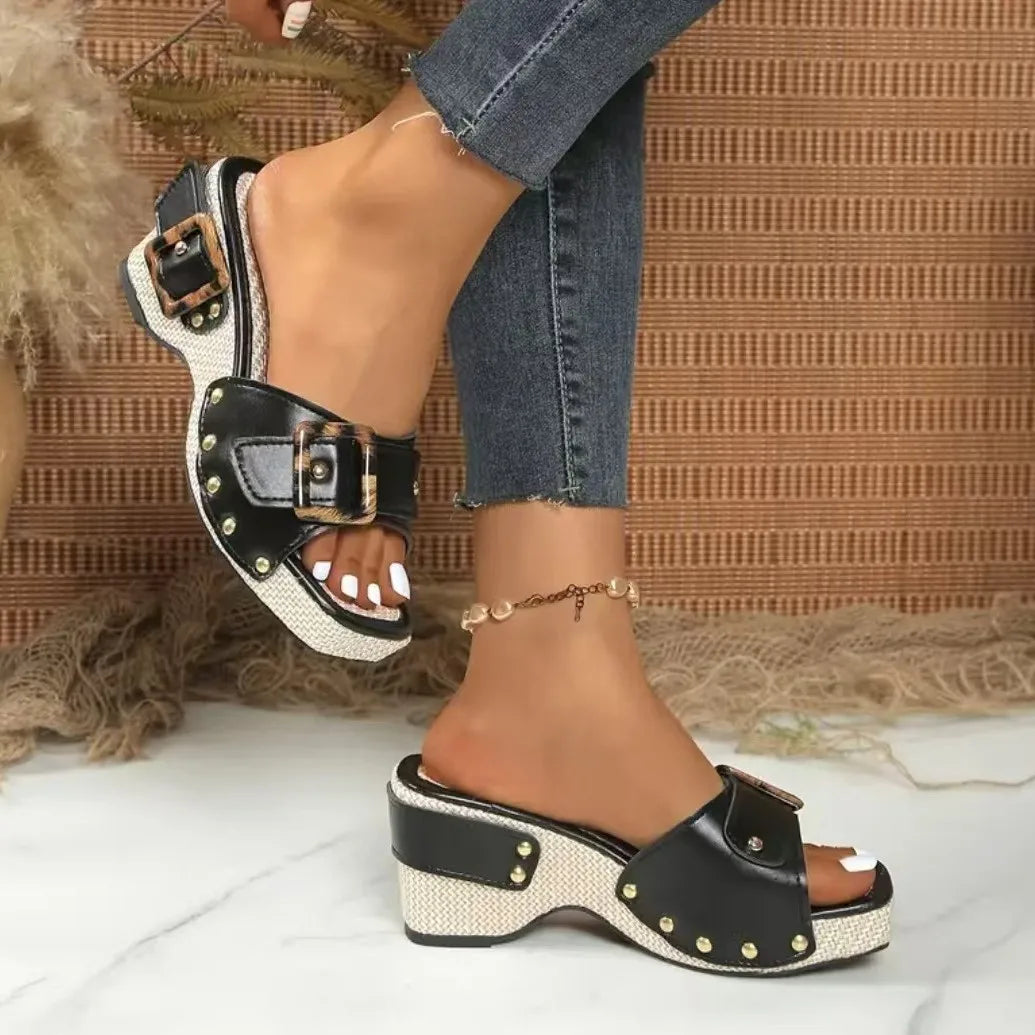 Mileena Buckle Slide Ons