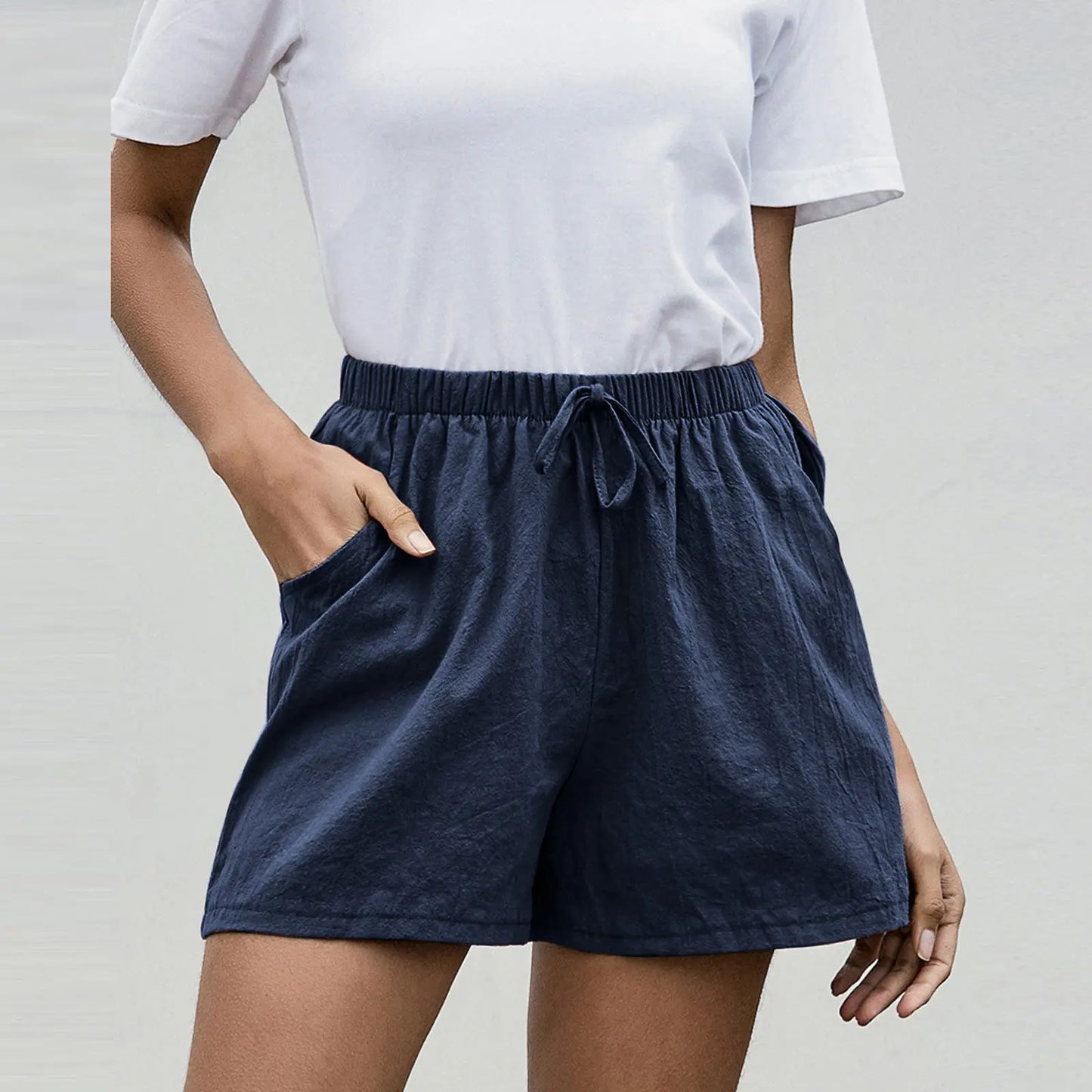 Riley Linen Easy Shorts