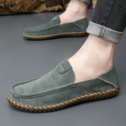 Nova Suede Leather Loafers