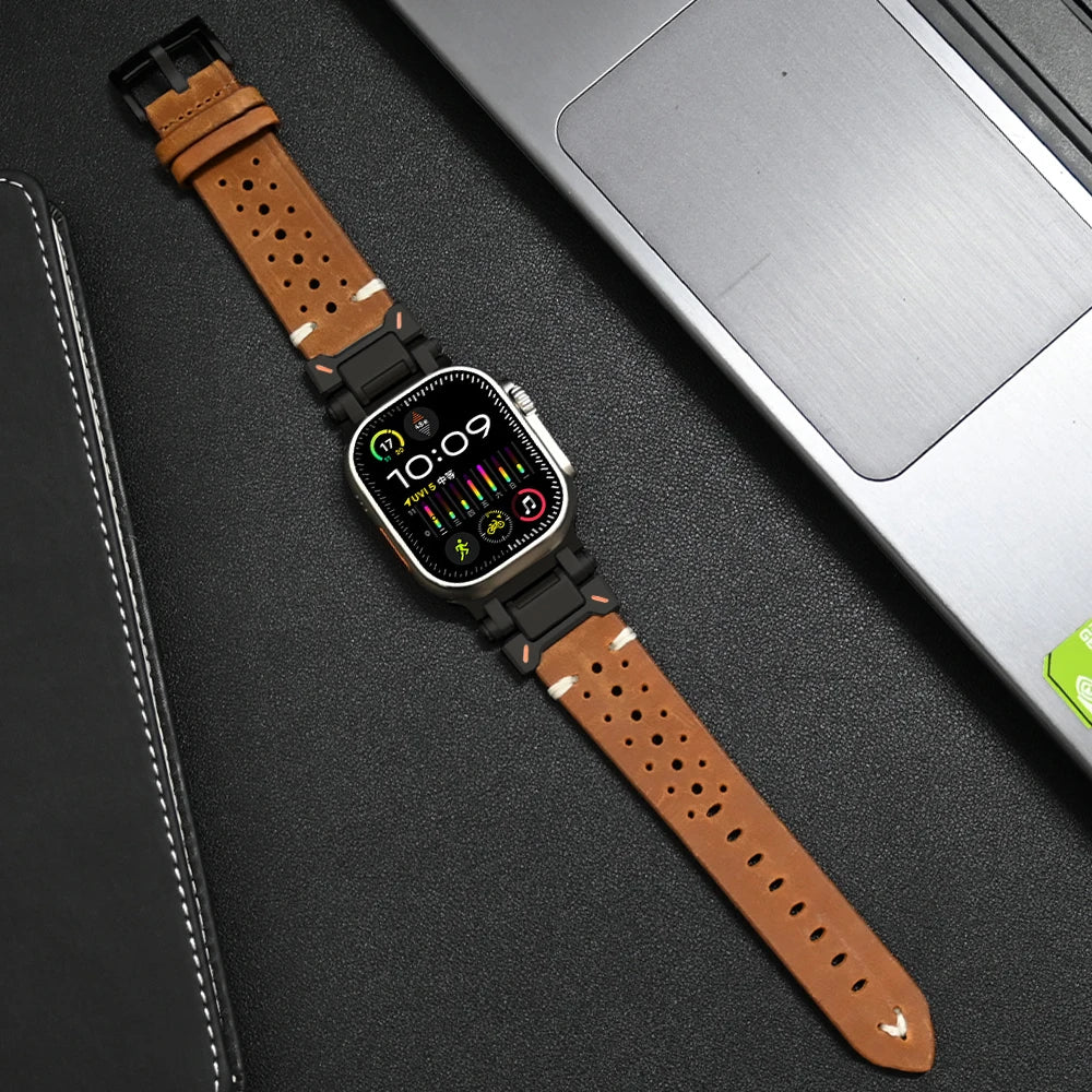 Jase Roy - Genuine Leather Apple Watch Band