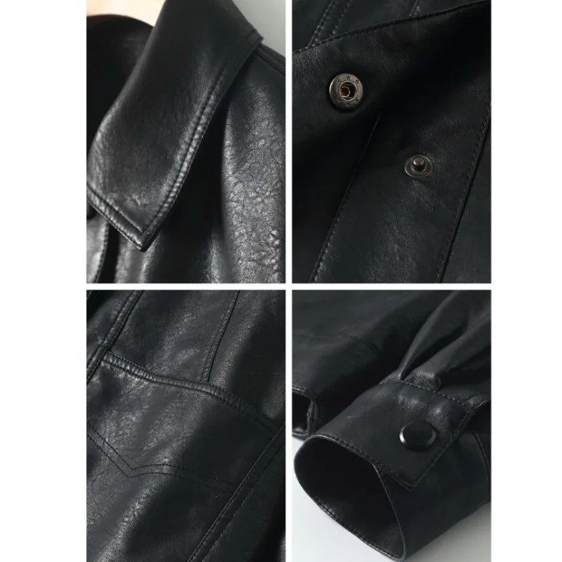 Monica Leather Spring Jacket