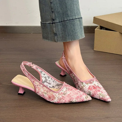 Millie May Floral Heels