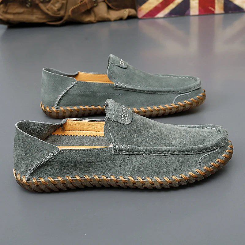 Nova Suede Leather Loafers