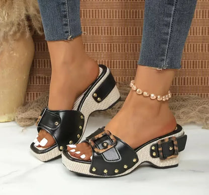 Mileena Buckle Slide Ons