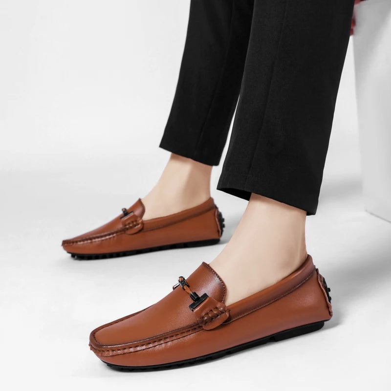 Vince Merino Leather Loafers