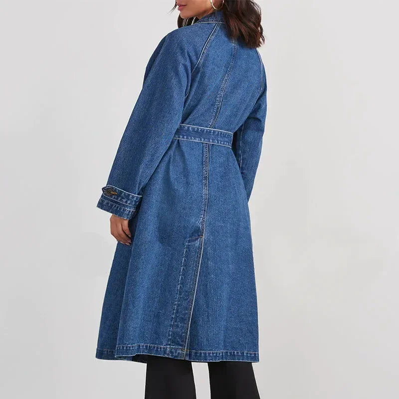 Mallory Denim Trench Coat