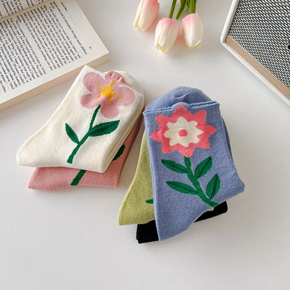 Catalina Spring Flower Socks