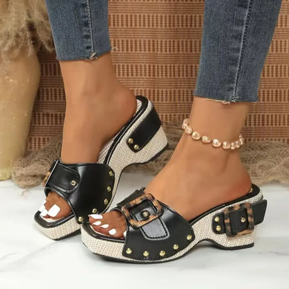 Mileena Buckle Slide Ons